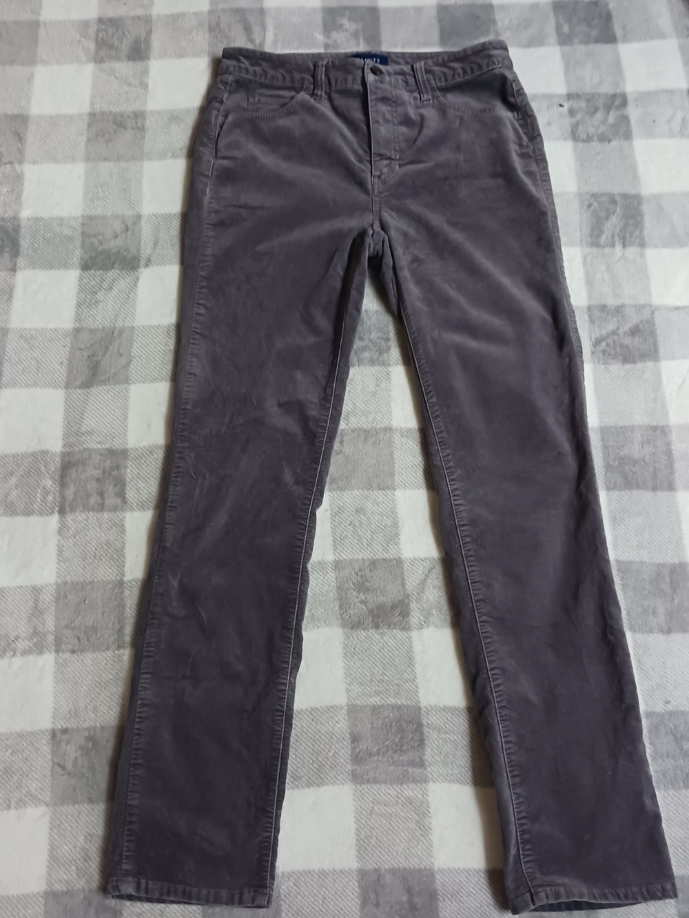 Women's Grey Corduroy Pants